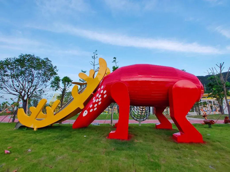 鼎创分享 | 无动力游乐设备-这样的儿童主题公园太有趣了！