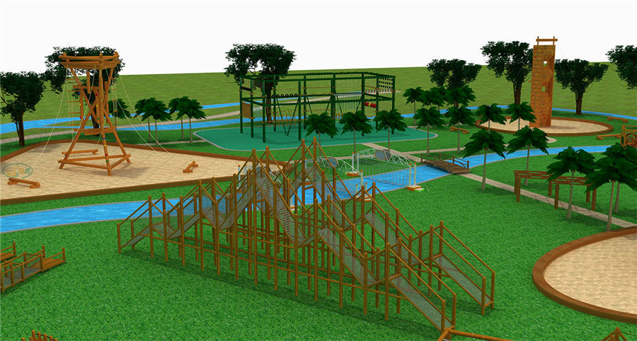 做户外拓展器材需要多大场地？