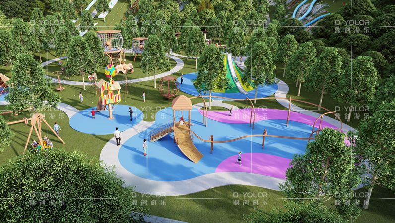 揭秘|游乐设备厂家是如何规划无动力亲子乐园呢？