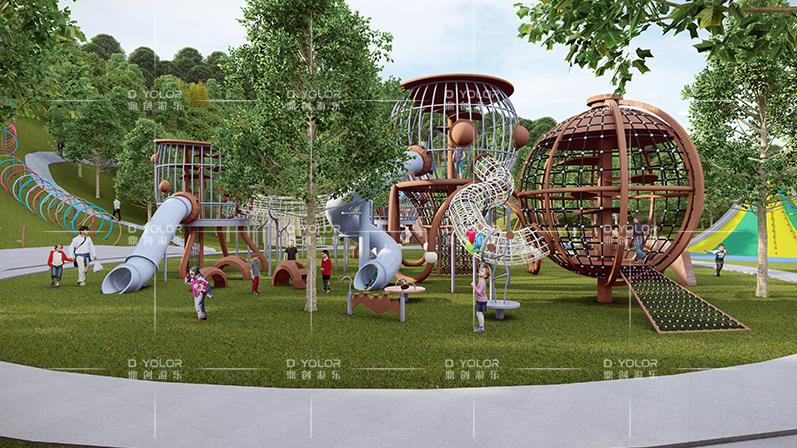 2023年如何规划设计户外无动力儿童乐园？